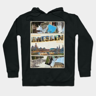 Greetings from Dresden retro vintage style retro souvenir Hoodie